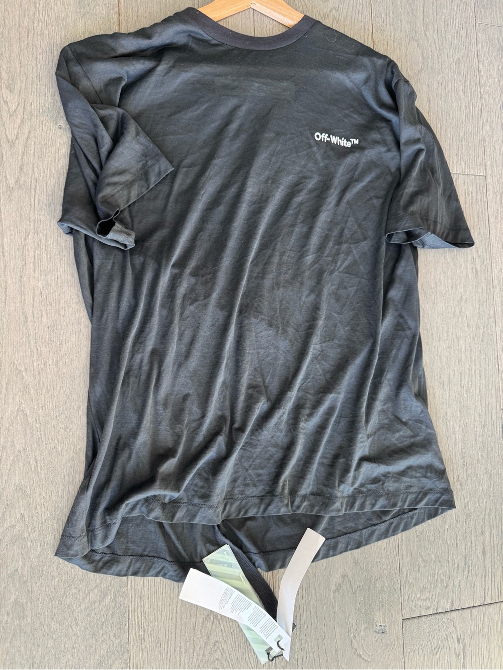 Off white Black T shirt